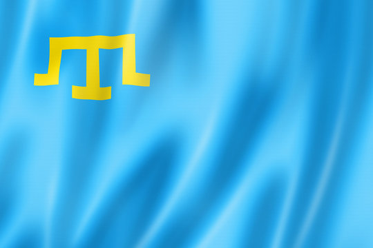 Crimean Tatar people ethnic flag