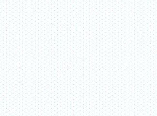 Isometric grid line blue