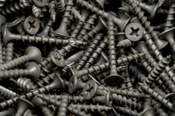 Black steel screws for wood used in carpentry and handicrafts for industrial and household. Best for drywall.