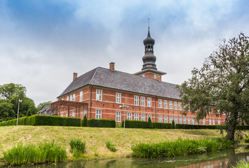 Historic castle and park in Husum, Germany