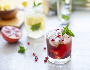 Pomegranate Mojito Cockail