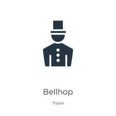 Bellhop icon vector. Trendy flat bellhop icon from travel collection isolated on white background. Vector illustration can be used for web and mobile graphic design, logo, eps10