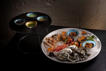 Gran plateau royale, piatto di crudo di mare