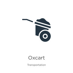 Oxcart icon vector. Trendy flat oxcart icon from transportation collection isolated on white background. Vector illustration can be used for web and mobile graphic design, logo, eps10