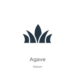 Agave icon vector. Trendy flat agave icon from nature collection isolated on white background. Vector illustration can be used for web and mobile graphic design, logo, eps10
