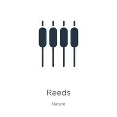 Fototapeta premium Reeds icon vector. Trendy flat reeds icon from nature collection isolated on white background. Vector illustration can be used for web and mobile graphic design, logo, eps10