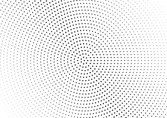 Abstract halftone dotted background. Futuristic grunge pattern, dot and circles.  Vector modern optical pop art texture for posters, sites, business cards, cover, postcards, labels, stickers layout.