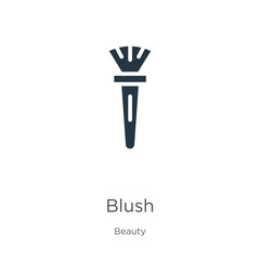 Blush icon vector. Trendy flat blush icon from beauty collection isolated on white background. Vector illustration can be used for web and mobile graphic design, logo, eps10