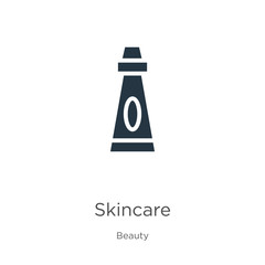 Skincare icon vector. Trendy flat skincare icon from beauty collection isolated on white background. Vector illustration can be used for web and mobile graphic design, logo, eps10