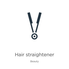 Hair straightener icon vector. Trendy flat hair straightener icon from beauty collection isolated on white background. Vector illustration can be used for web and mobile graphic design, logo, eps10
