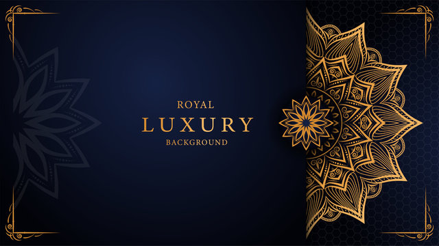 Luxury mandala arabesque ornamental background