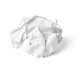 paper ball crumpled garbage trash mistake