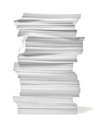 paper stack pile office paperwork busniess education