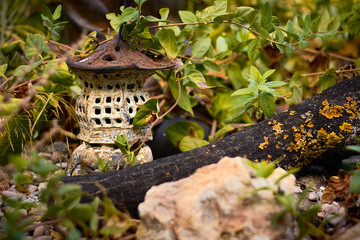 Ancient zen garden for meditation