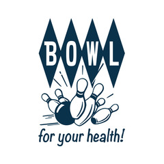 Vintage Style Clip Art - Bowl for your health! - Vector. - 328346412