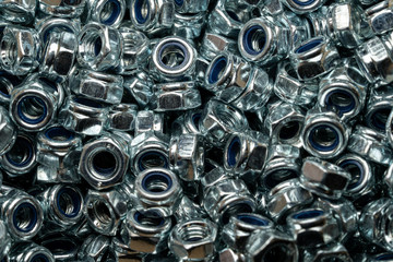 Steel nuts for bolt used in carpentry and handicrafts for industrial and household.