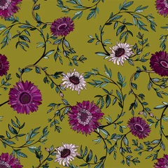 Möbelaufkleber patternflowers © Galina Trenina