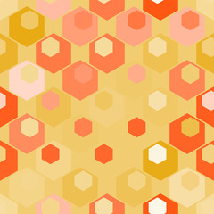 Vector Seamless pattern with geometric shapes