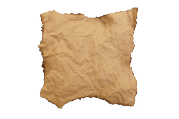 piece of paper isolated on white