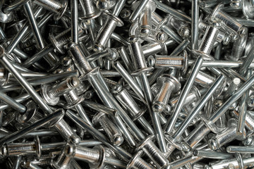 Steel rivets used in handicrafts for industrial and household.