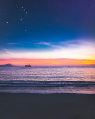 Sunset beach crusier 