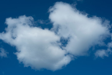 Obraz premium blue sky with white clouds