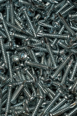 Steel self-tapping screws used in handicrafts for industrial and household.