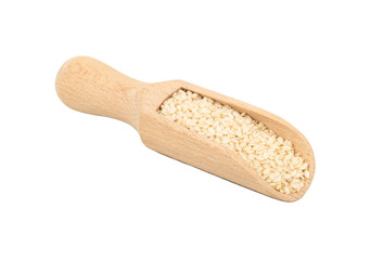 Sesame in scoop