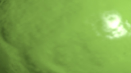 3D illustration of chaotic abstract background made of SPRING FROST color on a curved surface with lights and shadows
