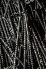Black steel screws for wood used in carpentry and handicrafts for industrial and household. Best for drywall.