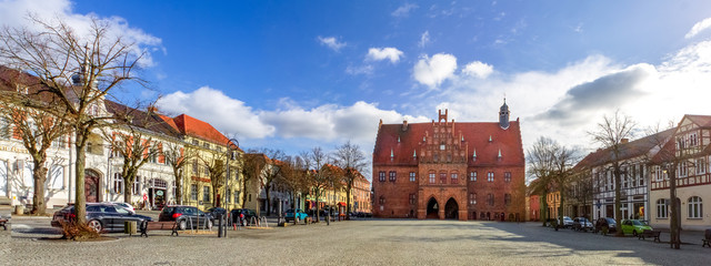 Rathaus, Marktplatz, Jueterbog, Deutschland 