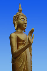 statue de bouddha doré en thaïlande
