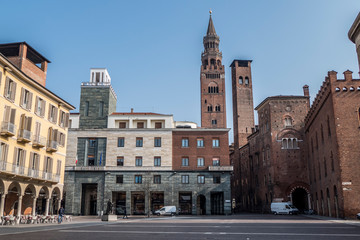 Fototapeta na wymiar Santa Maria Assunta Cathedral in Cremona