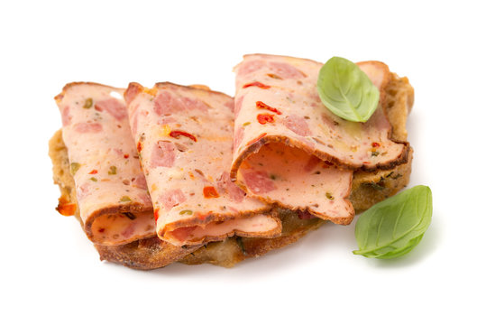 Bayerischer Pizza-Leberk&auml;se