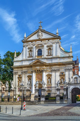 Fototapeta na wymiar Saints Peter and Paul Church, Krakow, Poland