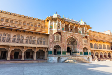 Naklejka premium Ganesh Pol Entrance, Amber Fort, Jaipur, India