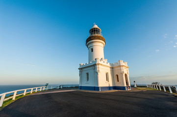 Fototapeta na wymiar Cape Byron lighthouse in New South Wales in Australia