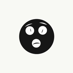 Obraz premium Cute face expression vector art