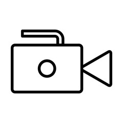 video camera icon vector template