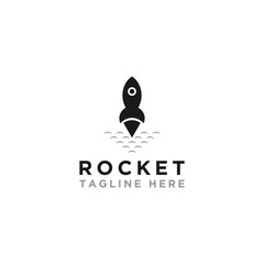 Rocket Logo Design Template vector eps 10 - vector