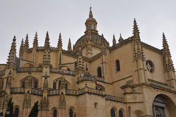 Fototapeta na wymiar Cathédrale de Ségovie, Espagne