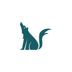 Wolf Logo Template. Vector Illustrator.