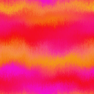 Seamless distressed glitch blur abstract artistic texture background. Melting irregular imperfect ombre dye pattern. Funky colorful distorted all over print. Wonky modern digital fashion swatch.