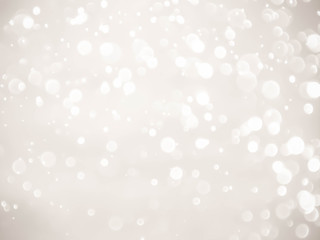 Abstract bokeh lights with soft light background .