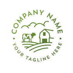 Simple Farm Logo