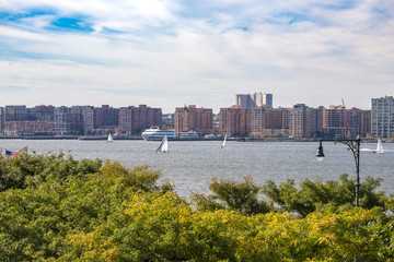 Naklejka premium New York Landscapes - Hudson river