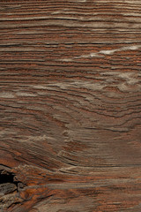 Texture od wooden planks. Wall made of antique wood. Raw wood after century.