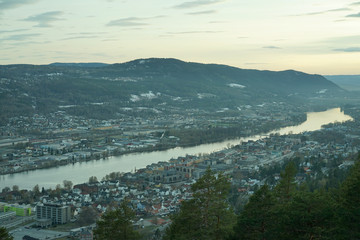 Picture of drammen shot from drammen spiral.