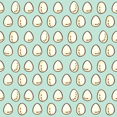 Eggs Seamless Pattern