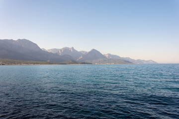  Taurus mountains and sea in spring